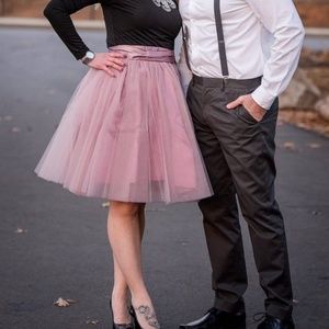 Blush/rose colored tutu skirt